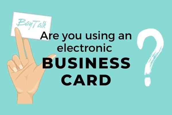 How to make a digital business card